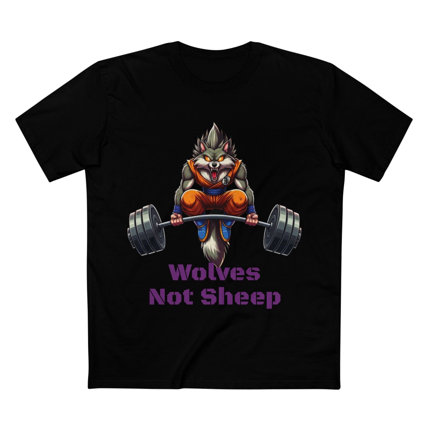 Wolves Not Sheep Motivational Tee for Fitness Enthusiasts