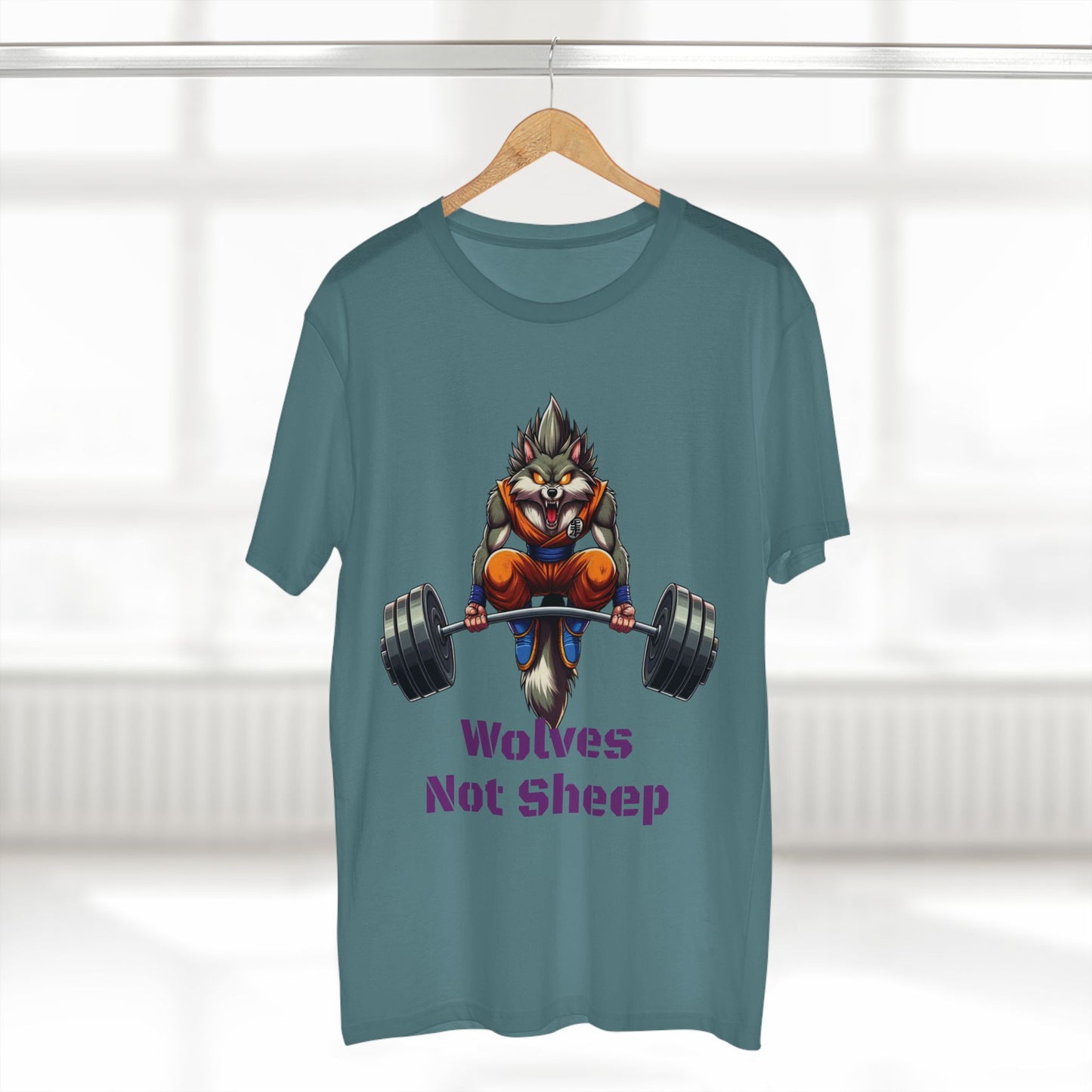 Wolves Not Sheep Motivational Tee for Fitness Enthusiasts