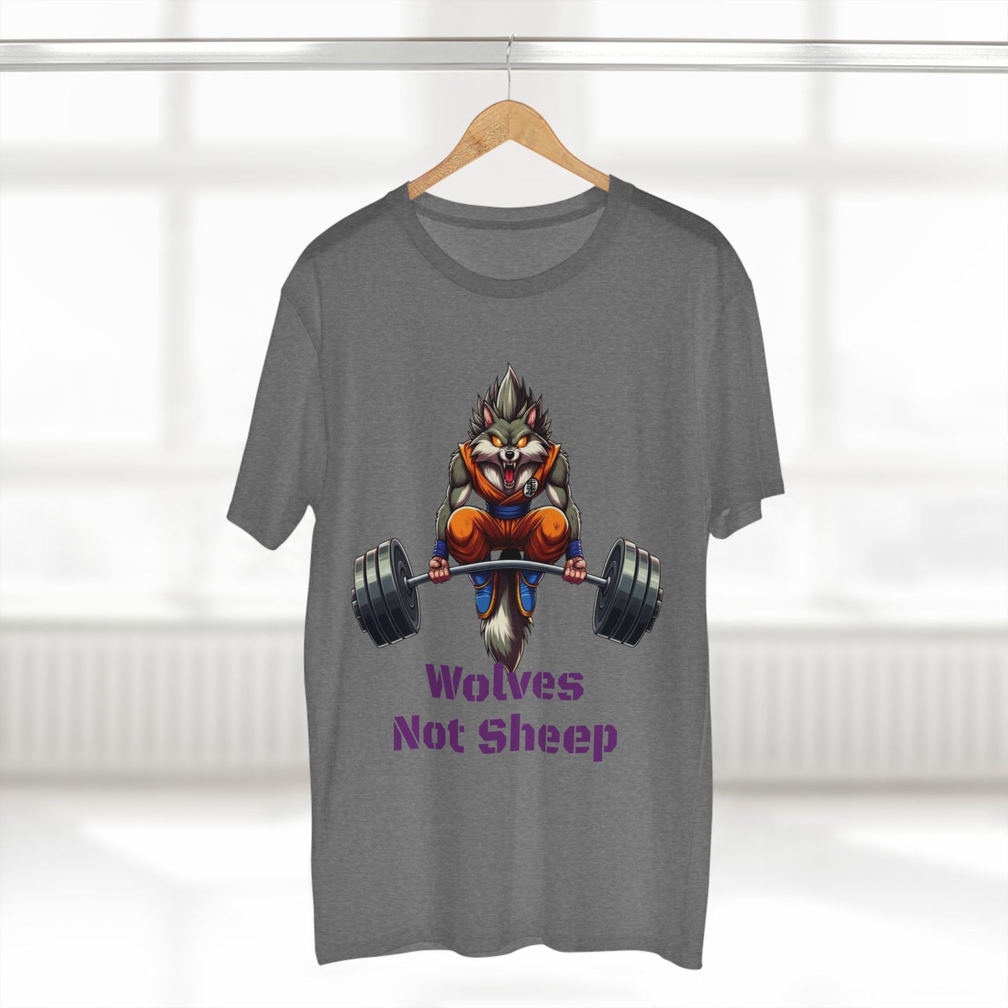Wolves Not Sheep Motivational Tee for Fitness Enthusiasts