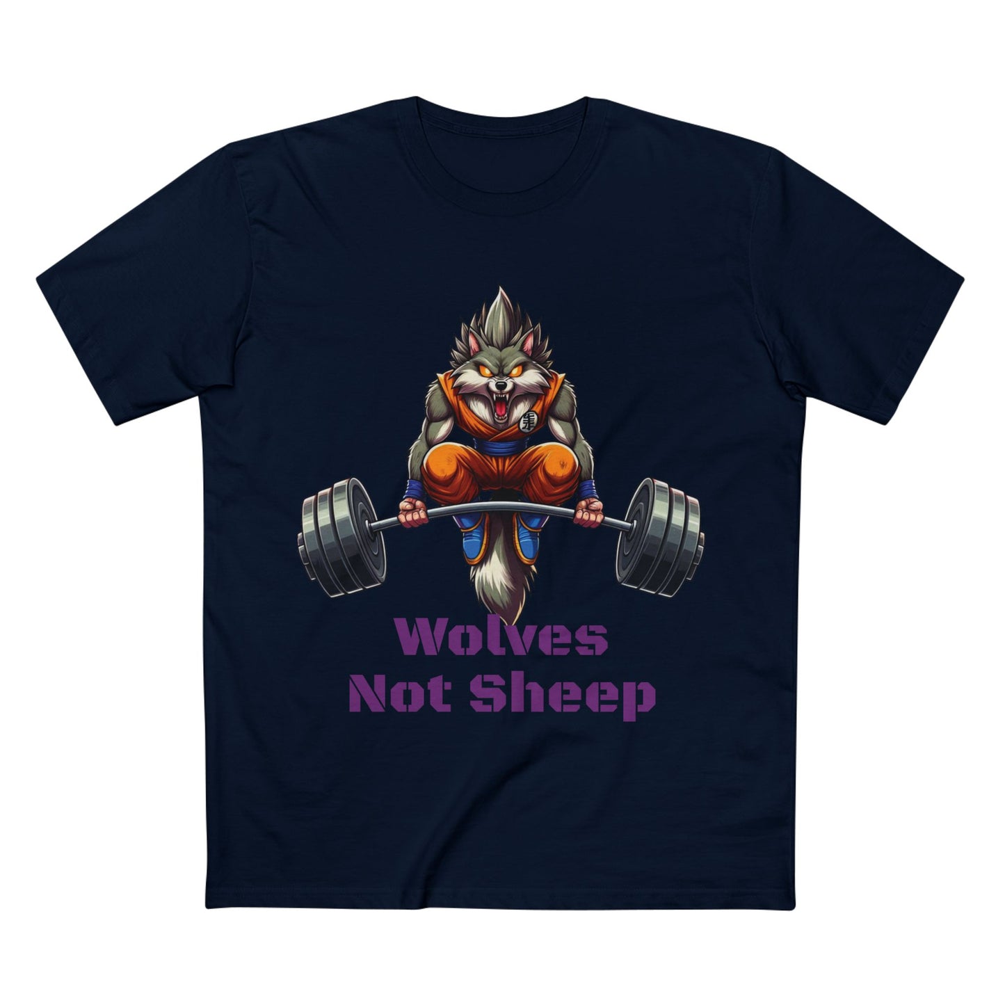 Wolves Not Sheep Motivational Tee for Fitness Enthusiasts