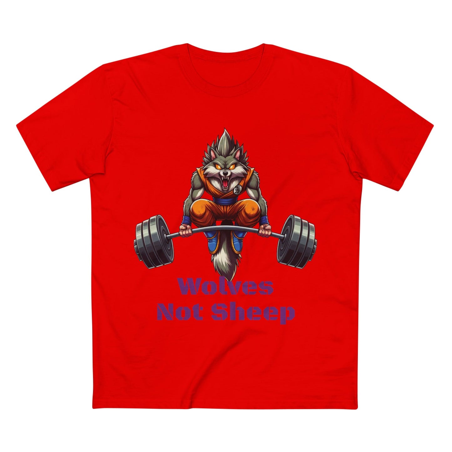 Wolves Not Sheep Motivational Tee for Fitness Enthusiasts