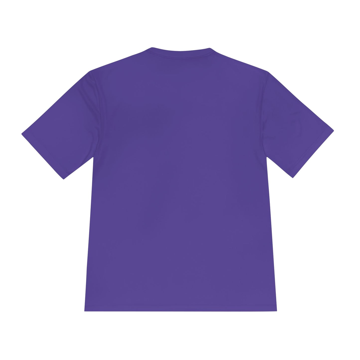 Moisture Wicking Tee - Purple Crowned Alien Design - Unique Graphic Tee for Gamers & Sci-Fi Fans