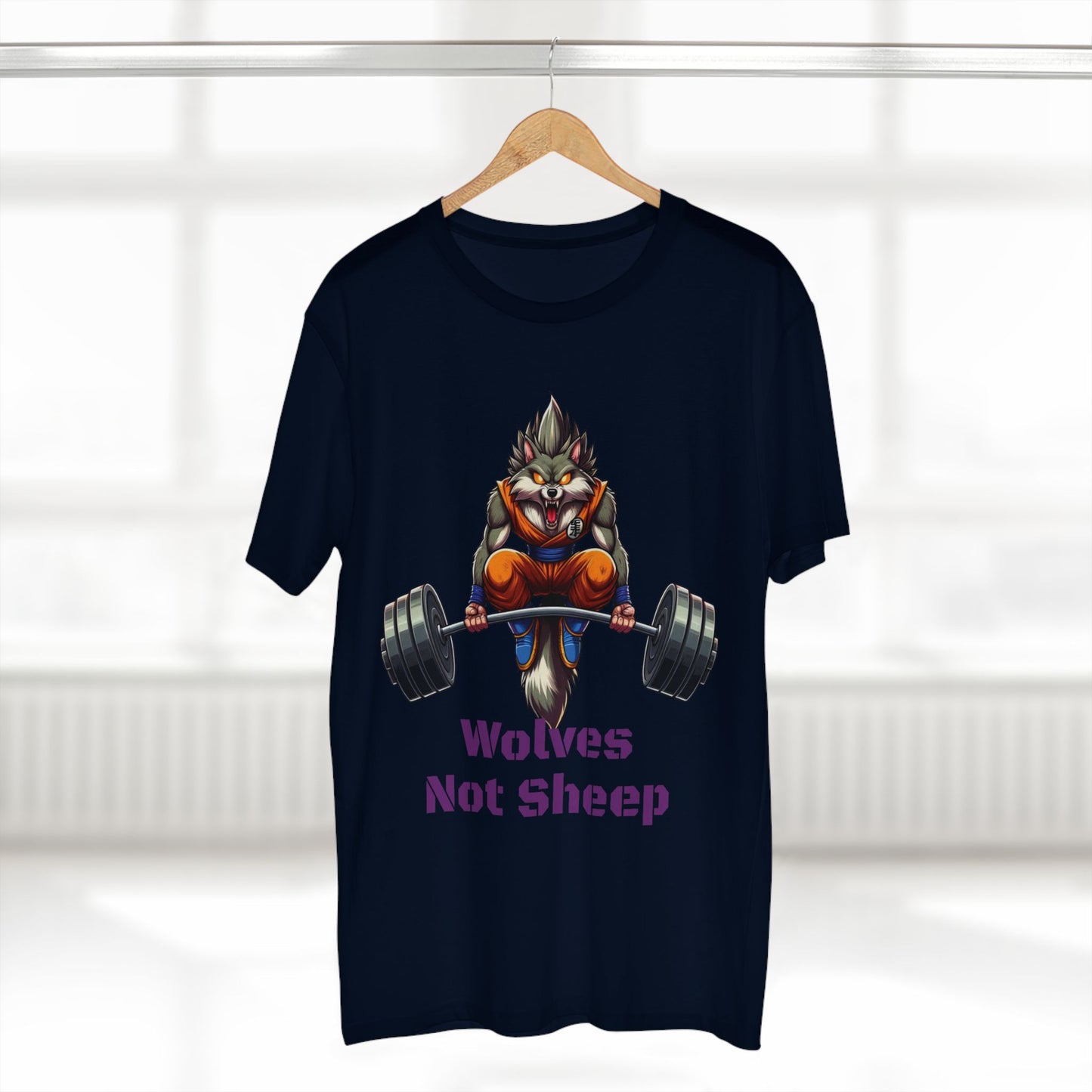 Wolves Not Sheep Motivational Tee for Fitness Enthusiasts