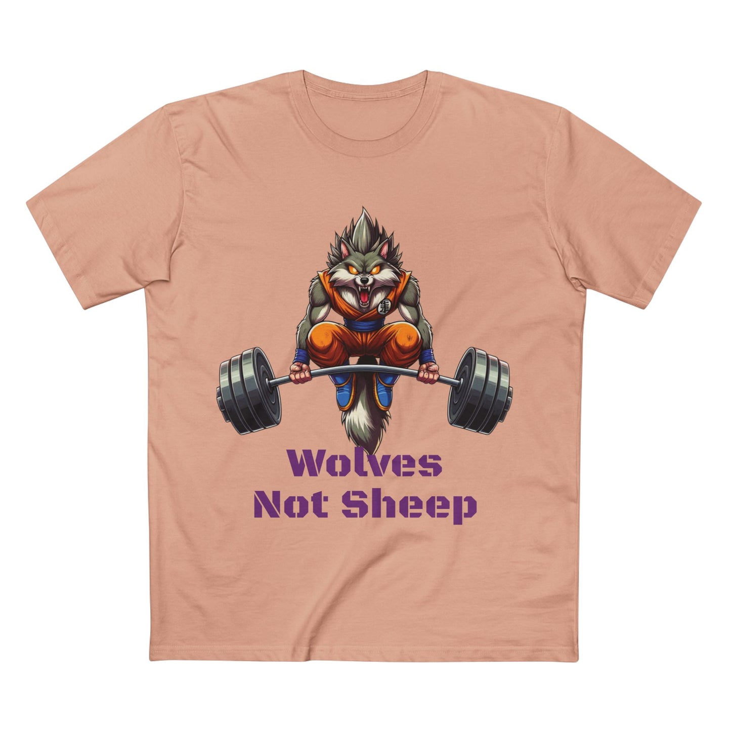 Wolves Not Sheep Motivational Tee for Fitness Enthusiasts