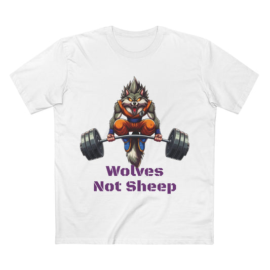 Wolves Not Sheep Motivational Tee for Fitness Enthusiasts